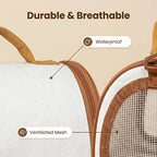 Portable Pet Carrier Bag – Breathable Mesh Tote for Small Pets & Birds