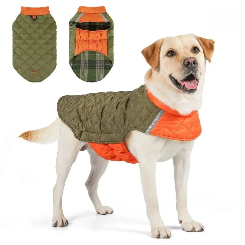 Winter Dog Coat XS–6XL – Waterproof Windproof Reflective Jacket