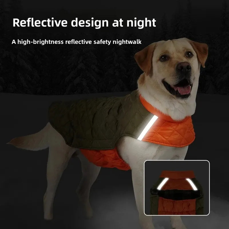 Winter Dog Coat XS–6XL – Waterproof Windproof Reflective Jacket