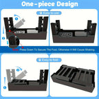 Elevated Double Dog Bowl Stand – Adjustable Height Slow Feeder Station