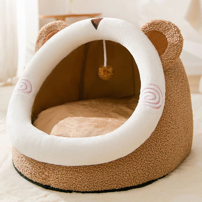 Foldable Pet Sofa Cave – Washable Removable Bed for Cats & Small Dogs