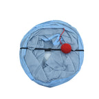Foldable Cat Tunnel Toy – Scratch-Resistant Pop-Up Tube with Peek Holes