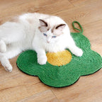 Sisal Cat Scratcher Board – Flower & Orange Shape Claw Pad