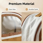 Portable Pet Carrier Bag – Breathable Mesh Tote for Small Pets & Birds