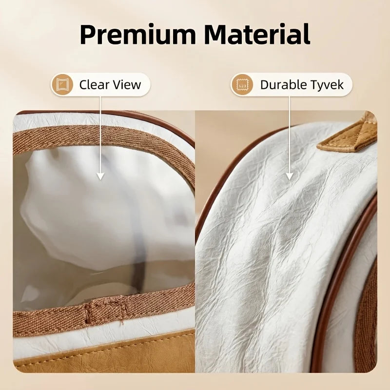 Portable Pet Carrier Bag – Breathable Mesh Tote for Small Pets & Birds