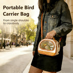 Portable Pet Carrier Bag – Breathable Mesh Tote for Small Pets & Birds