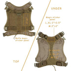 Tactical No-Pull Dog Harness – Adjustable Military Vest for Training