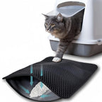 Large Cat Litter Mat – Double-Layer Waterproof Non-Slip Trap Pad