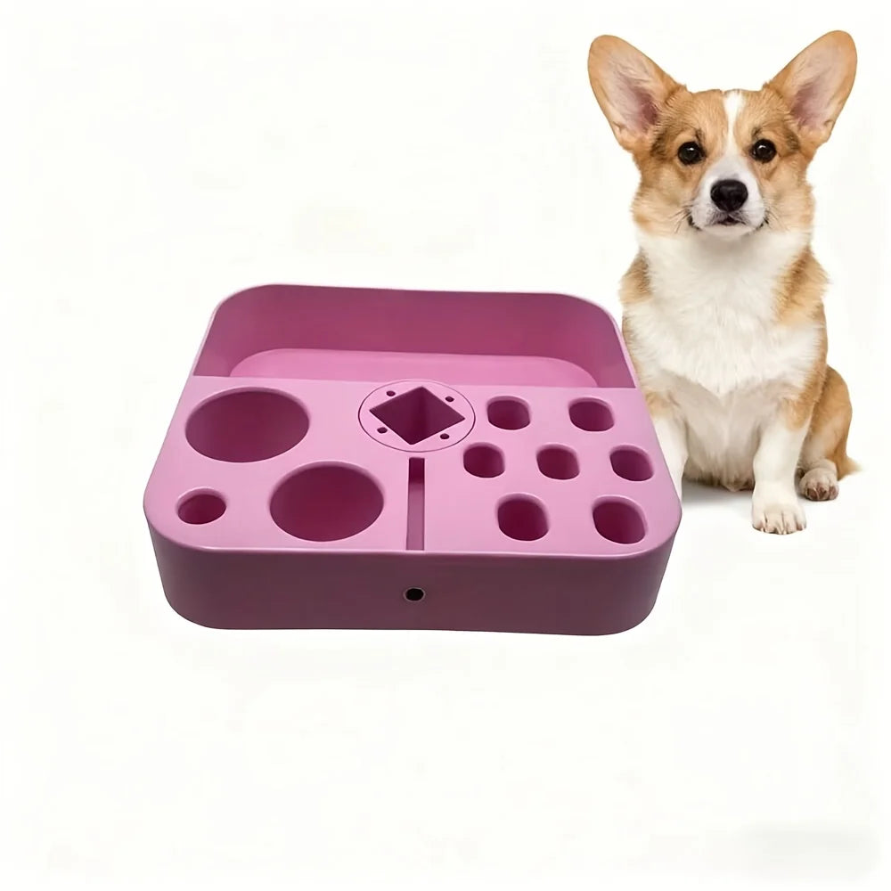 Pet Grooming Tool Tray – Multi-Slot Table-Mounted Storage Caddy