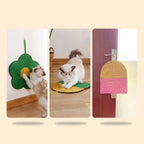 Sisal Cat Scratcher Board – Flower & Orange Shape Claw Pad