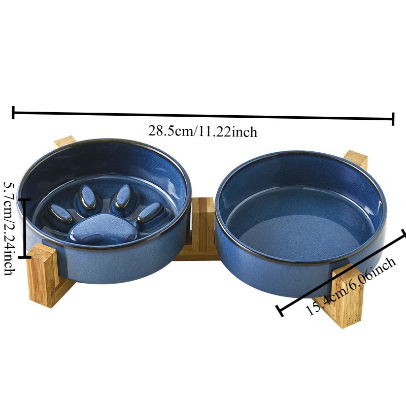 Anti-Choke Slow Feeder Dog Bowl – Non-Slip, Anti-Spill Pet Food Dish