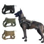 Tactical No-Pull Dog Harness – Adjustable Military Vest for Training