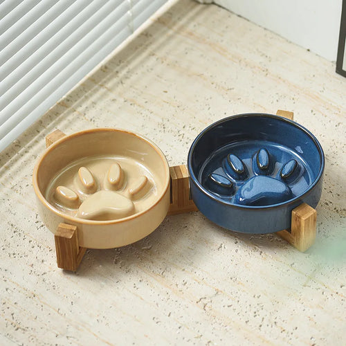 Anti-Choke Slow Feeder Dog Bowl – Non-Slip, Anti-Spill Pet Food Dish