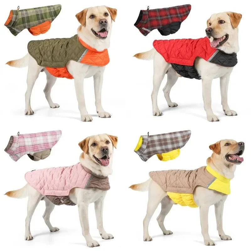 Winter Dog Coat XS–6XL – Waterproof Windproof Reflective Jacket