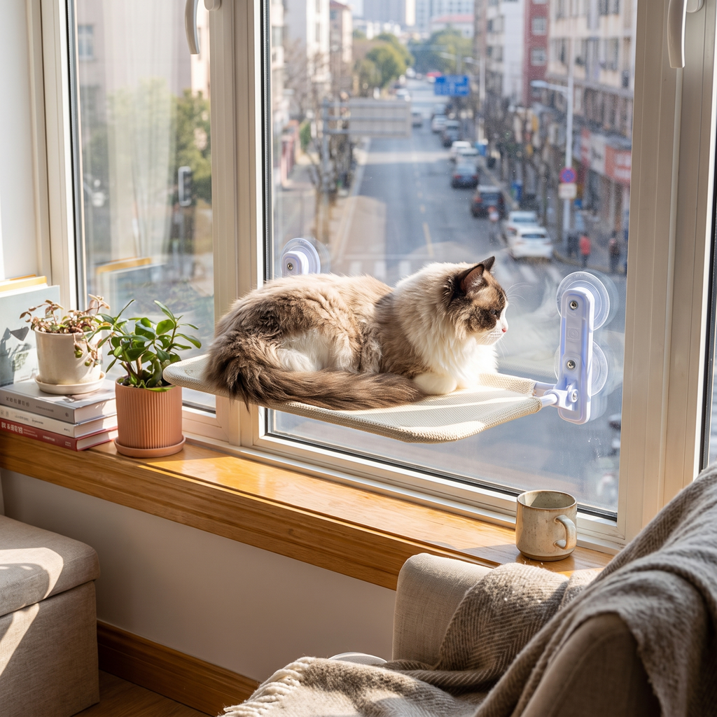 Cat Hammock Window Suction Cup Hanging Bed
