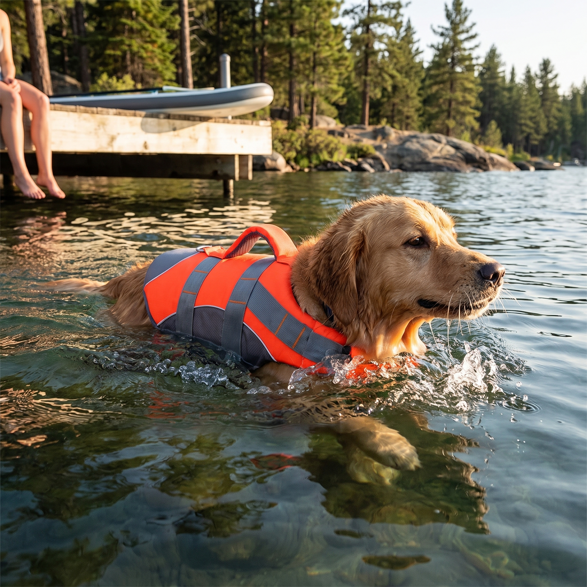 Reflective Dog Life Jacket Swim Vest
